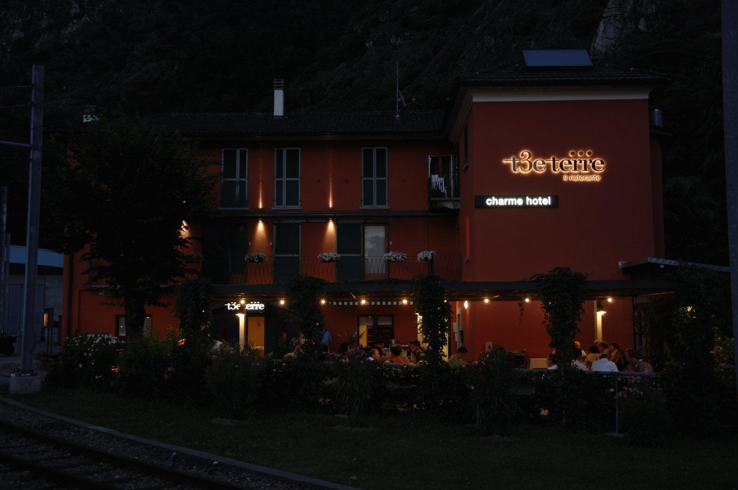 Ristorante Charme Hotel Tre Terre Ponte Brolla Extérieur photo